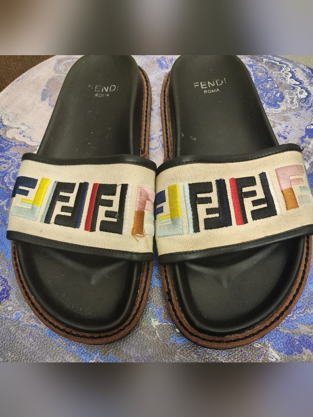 Fendi Canvas Slide